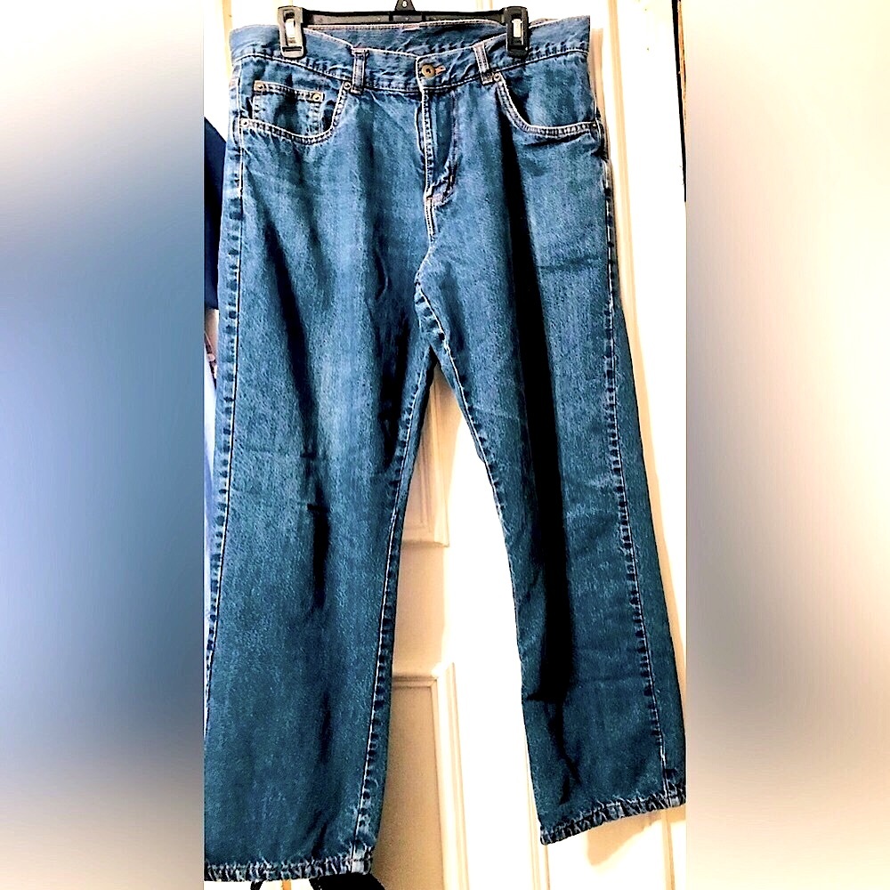 Adventure Ridge Blue Jeans Men's Size 36x32 
Flannel Lined winter work